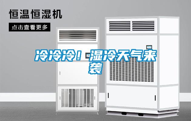 冷冷冷！濕冷天氣來襲