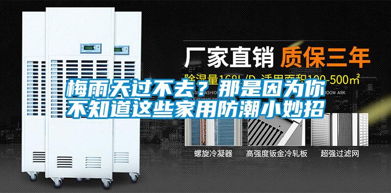 梅雨天過不去？那是因為你不知道這些家用防潮小妙招