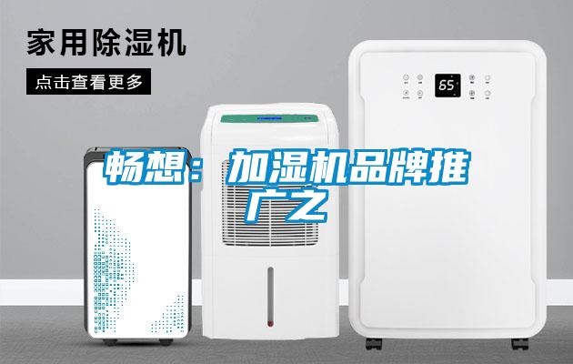暢想：加濕機品牌推廣之