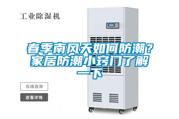 春季南風天如何防潮？家居防潮小竅門了解一下