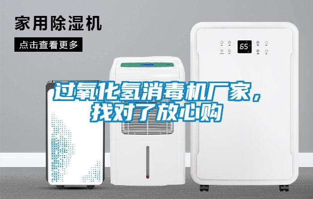 過氧化氫消毒機廠家，找對了放心購