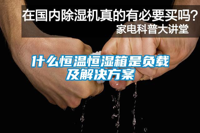 什麽恒溫恒濕箱是負載及解決看片网站入口