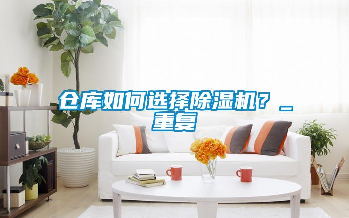 倉庫如何選擇91看片网站视频機？_重複