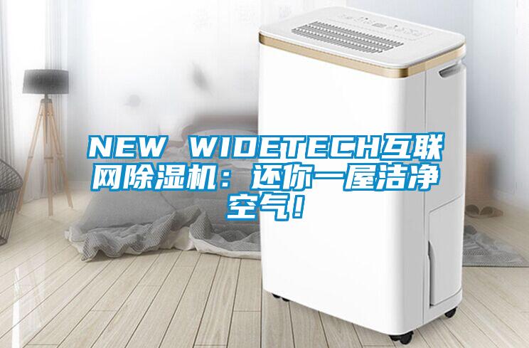 NEW WIDETECH互聯網91看片网站视频機：還你一屋潔淨空氣！