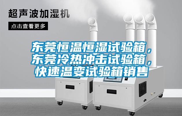 東莞恒溫恒濕試驗箱，東莞冷熱衝擊試驗箱，快速溫變試驗箱銷售