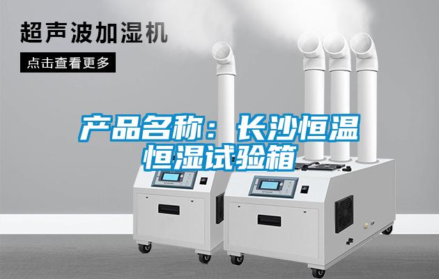 產品名稱：長沙恒溫恒濕試驗箱
