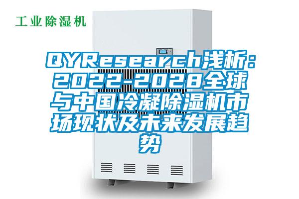 QYResearch淺析：2022-2028全球與中國冷凝91看片网站视频機市場現狀及未來發展趨勢