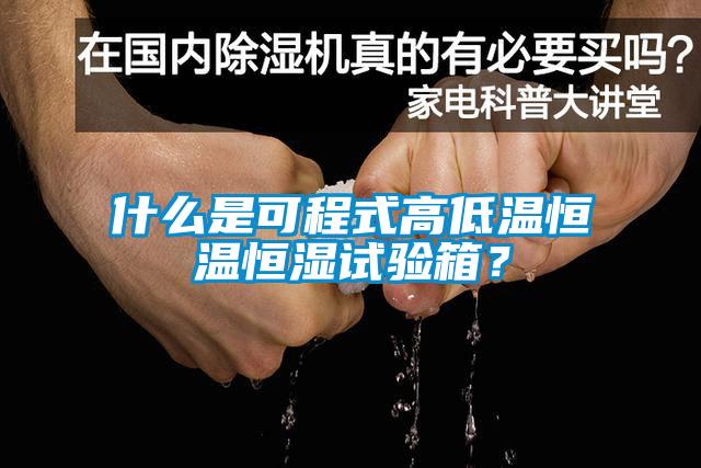 什麽是可程式高低溫恒溫恒濕試驗箱？