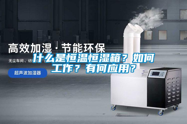 什麽是恒溫恒濕箱？如何工作？有何應用？