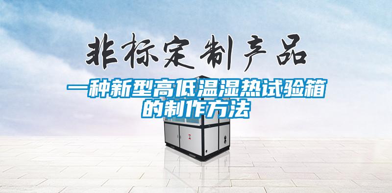 一種新型高低溫濕熱試驗箱的製作方法