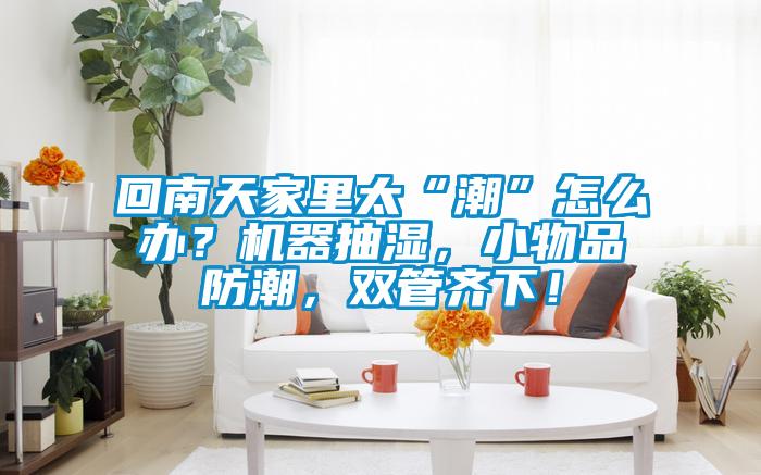回南天家裏太“潮”怎麽辦？機器抽濕，小物品防潮，雙管齊下！