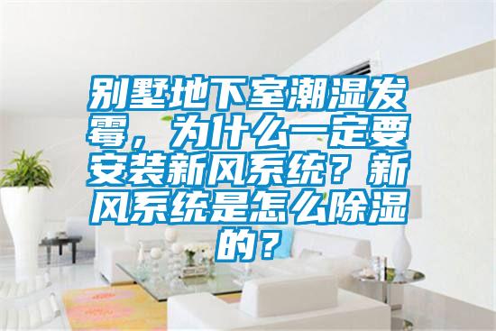 別墅地下室潮濕發黴，為什麽一定要安裝新風係統？新風係統是怎麽91看片网站视频的？