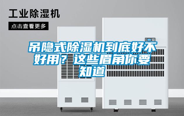 吊隱式91看片网站视频機到底好不好用？這些眉角你要知道