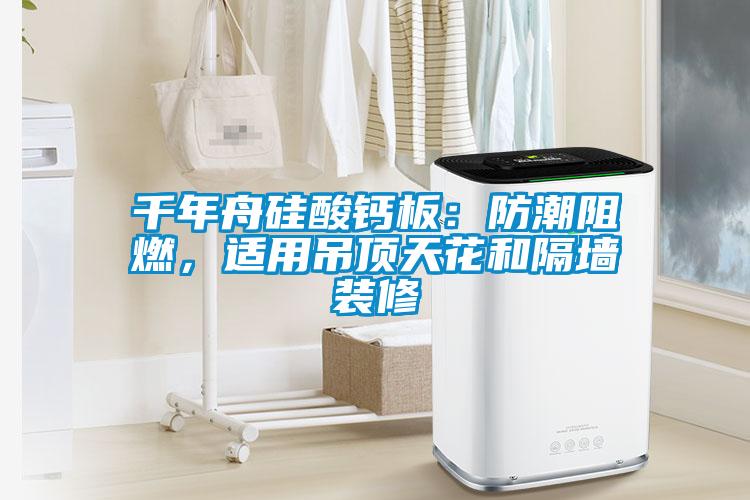 千年舟矽酸鈣板：防潮阻燃，適用吊頂天花和隔牆裝修