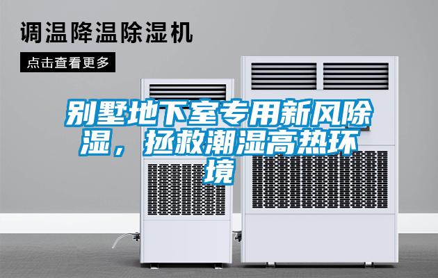 別墅地下室專用新風91看片网站视频，拯救潮濕高熱環境