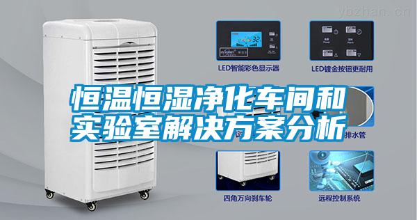 恒溫恒濕淨化車間和實驗室解決看片网站入口分析