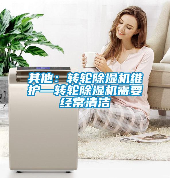 其他：轉輪91看片网站视频機維護—轉輪91看片网站视频機需要經常清潔