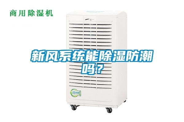 新風係統能91看片网站视频防潮嗎？