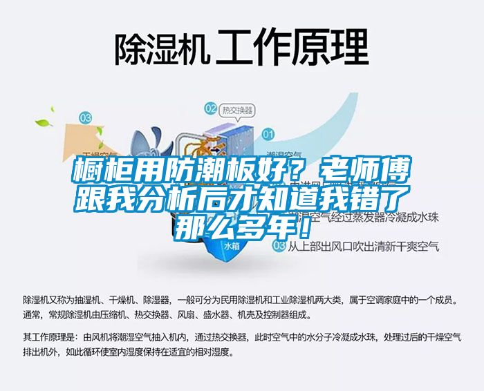 櫥櫃用防潮板好？老師傅跟我分析後才知道我錯了那麽多年！