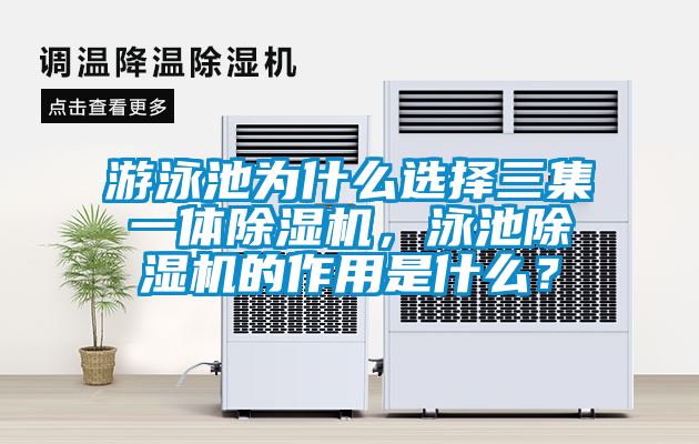 遊泳池為什麽選擇三集一體91看片网站视频機，泳池91看片网站视频機的作用是什麽？