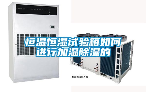 恒溫恒濕試驗箱如何進行加濕91看片网站视频的