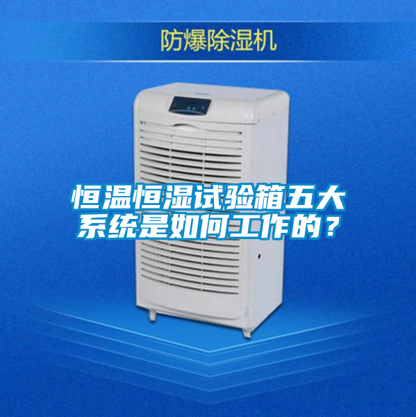 恒溫恒濕試驗箱五大係統是如何工作的？