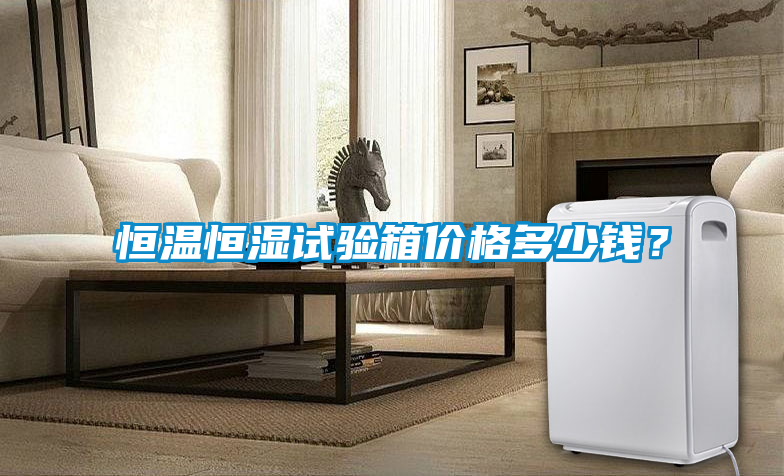 恒溫恒濕試驗箱價格多少錢？