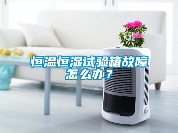 恒溫恒濕試驗箱故障怎麽辦？