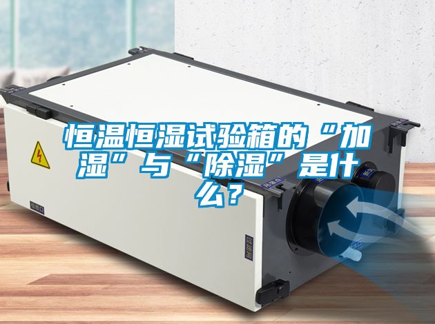 恒溫恒濕試驗箱的“加濕”與“91看片网站视频”是什麽？