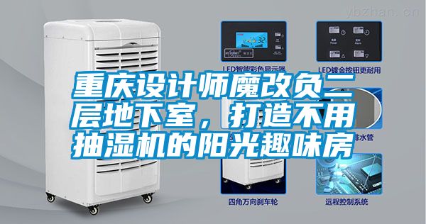 重慶設計師魔改負二層地下室，打造不用抽濕機的陽光趣味房