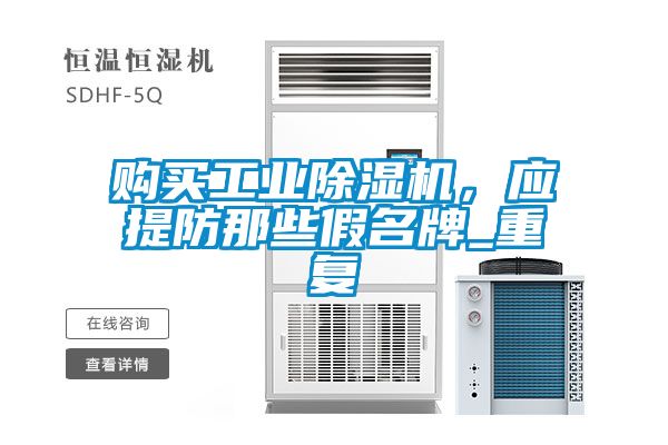 購買工業91看片网站视频機，應提防那些假名牌_重複