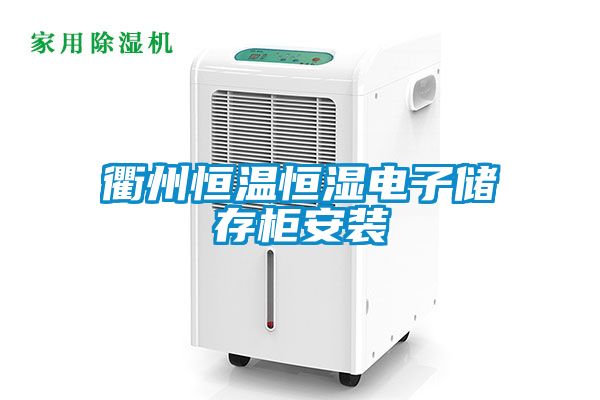 衢州恒溫恒濕電子儲存櫃安裝