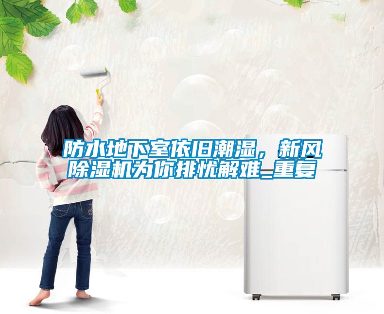 防水地下室依舊潮濕，新風91看片网站视频機為你排憂解難_重複