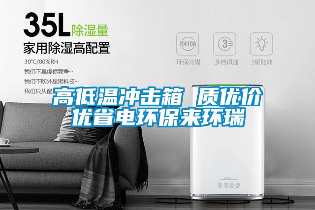 高低溫衝擊箱 質優價優省電環保來環瑞