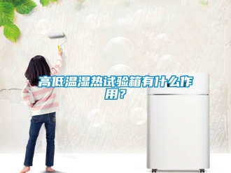 常見問題高低溫濕熱試驗箱有什麽作用？